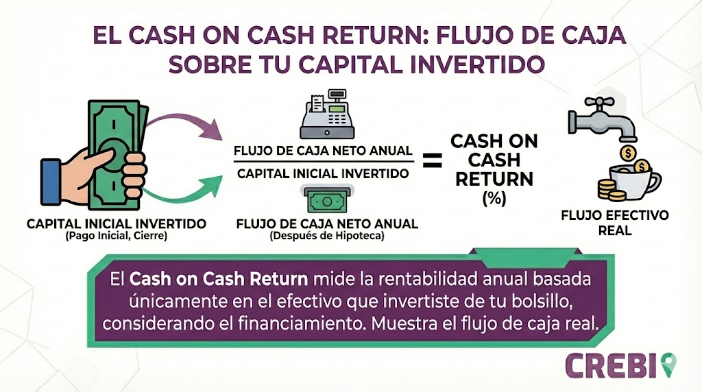 Cash-on-Cash Return: Cuándo el Crédito Mejora (o Destruye) Tu Rentabilidad en Colombia 2025